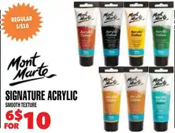 Len's Mill Stores MONT MARTE SIGNATURE ACRYLIC offer
