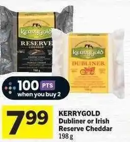 Co-op KERRYGOLD Dubliner or Irish Reserve Cheddar offer