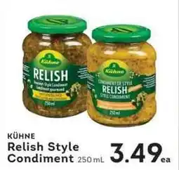 IGA Kühne Relish Style Condiment offer