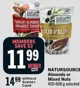 Co-op NATURSOURCE Almonds or Mixed Nuts offer