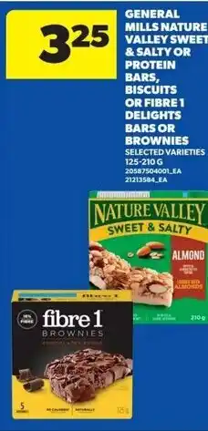 Real Canadian Superstore General mills nature valley sweet & salty or protein bars, biscuits offer