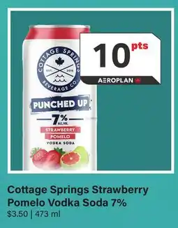 LCBO Cottage Springs Strawberry Pomelo Vodka Soda 7% offer