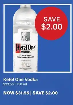 LCBO Ketel One Vodka offer