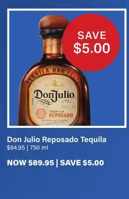 LCBO Don Julio Reposado Tequila offer