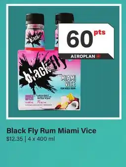 LCBO Black Fly Rum Miami Vice offer