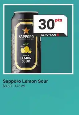 LCBO Sapporo Lemon Sour offer