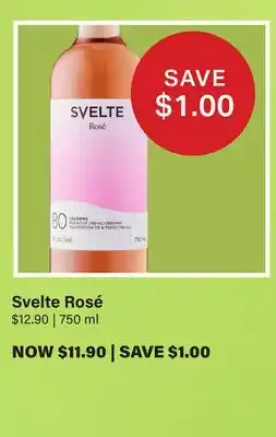 LCBO Svelte Rosé offer