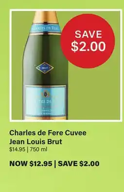 LCBO Charles de Fere Cuvee Jean Louis Brut offer