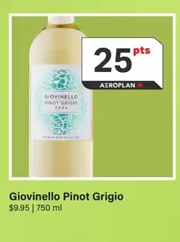 LCBO Giovinello Pinot Grigio offer