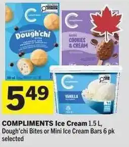 Co-op COMPLIMENTS Ice Cream offer