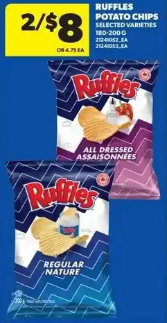 Real Canadian Superstore Ruffles potato chips offer