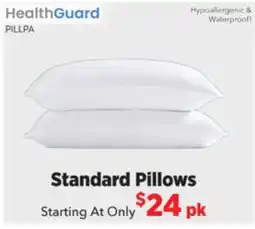 Surplus Furniture Standard Pillows offer