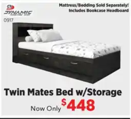 Surplus Furniture Canyon Maple Twin Mates Bed w/ Headboard offer