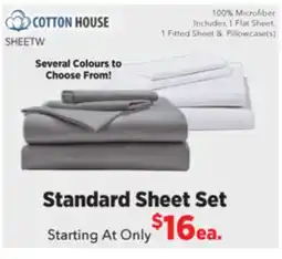 Surplus Furniture Standard Sheet Set offer