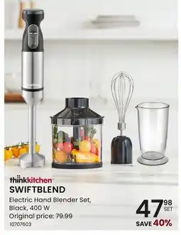 Stokes SWIFTBLEND Electric Hand Blender Set offer