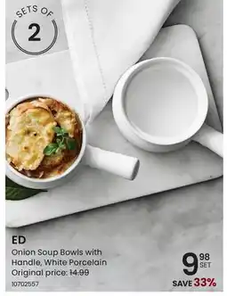 Stokes ED Onion Soup Bowls with Handle offer