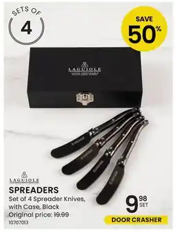 Stokes SPREADERS Set of 4 Spreader Knives offer