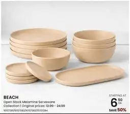 Stokes Open Stock Melamine Serveware Collection offer