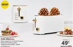 Stokes SLIM Retro styled 2 or 4-Sliced Toasters offer