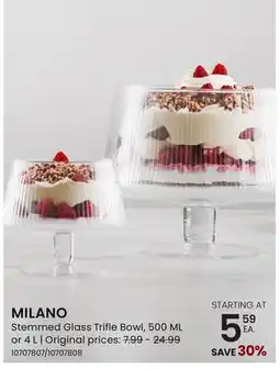 Stokes Stemmed Glass Trifle Bowl offer