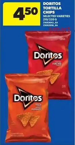 Real Canadian Superstore Doritos tortilla chips offer