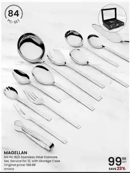 Stokes 84-Pc 18/0 Stainless Steel Flatware set offer
