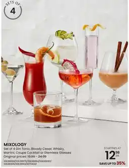 Stokes MIXOLOGY Set of 4 Gin Tonic offer