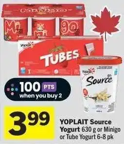 Co-op YOPLAIT Source Yogurt offer