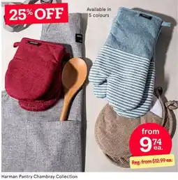 Kitchen Stuff Plus Harman Pantry Chambray Collection offer