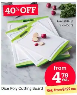 Kitchen Stuff Plus Dice Poly Cutting Board offer