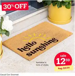 Kitchen Stuff Plus Casual Coir Doormat offer