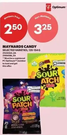 Real Canadian Superstore Maynards candy offer
