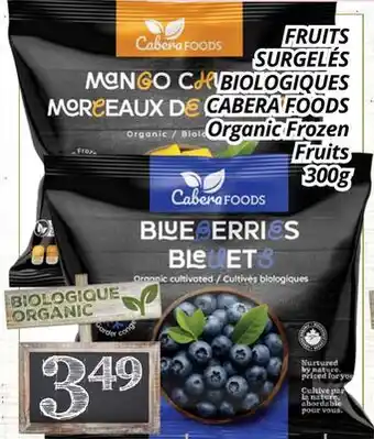 Supermarché PA FRUITS SURGELÉS BIOLOGIQUES CABERA FOODS | Organic Frozen Fruits offer