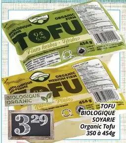 Supermarché PA TOFU BIOLOGIQUE SOYARIE | Organic Tofu offer