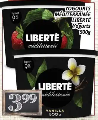 Supermarché PA YOGOURTS MÉDITERRANÉE LIBERTÉ | Yogurts offer