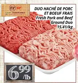 Supermarché PA DUO HACHÉ DE PORC ET BOEUF FRAIS | Fresh Pork and Beef Ground Duo offer