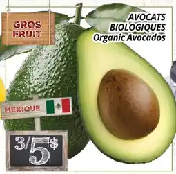 Supermarché PA AVOCATS BIOLOGIQUES | Organic Avocados offer