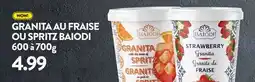 Supermarché PA GRANITA AU FRAISE OU SPRITZ BAIODI offer