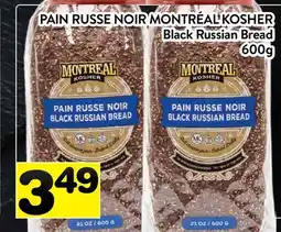 Supermarché PA PAIN RUSSE NOIR MONTRÉAL KOSHER | Black Russian Bread offer