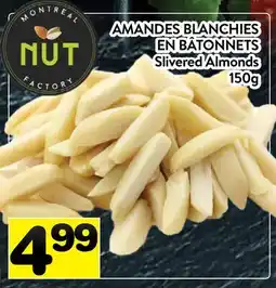 Supermarché PA AMANDES BLANCHIES EN BÂTONNETS | Slivered Almonds offer