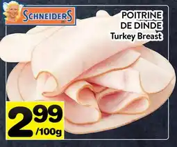 Supermarché PA POITRINE DE DINDE SCHNEIDERS | Turkey Breast offer
