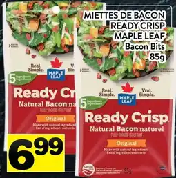 Supermarché PA MIETTES DE BACON READY CRISP MAPLE LEAF | Bacon Bits offer