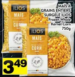 Supermarché PA MAÏS À GRAINS ENTIERS SURGELÉ ILIOS | Frozen Whole Kernel Corn offer