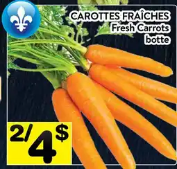 Supermarché PA CAROTTES FRAÎCHES | Fresh Carrots offer
