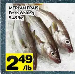 Supermarché PA MERLAN FRAIS | Fresh Whiting offer