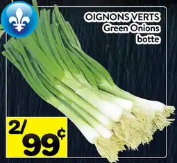 Supermarché PA OIGNONS VERTS | GREEN ONIONS offer