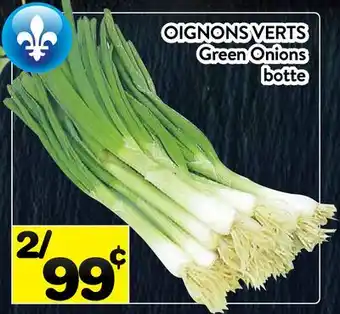 Supermarché PA OIGNONS VERTS | GREEN ONIONS offer
