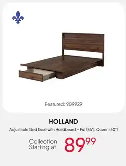Meubles RD HOLLAND Adjustable Bed Base with Headboard offer