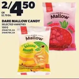 Loblaws Dare mallow candy offer