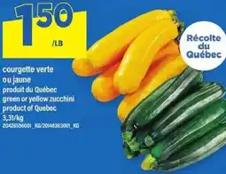 Maxi Courgette verte ou jaune offer